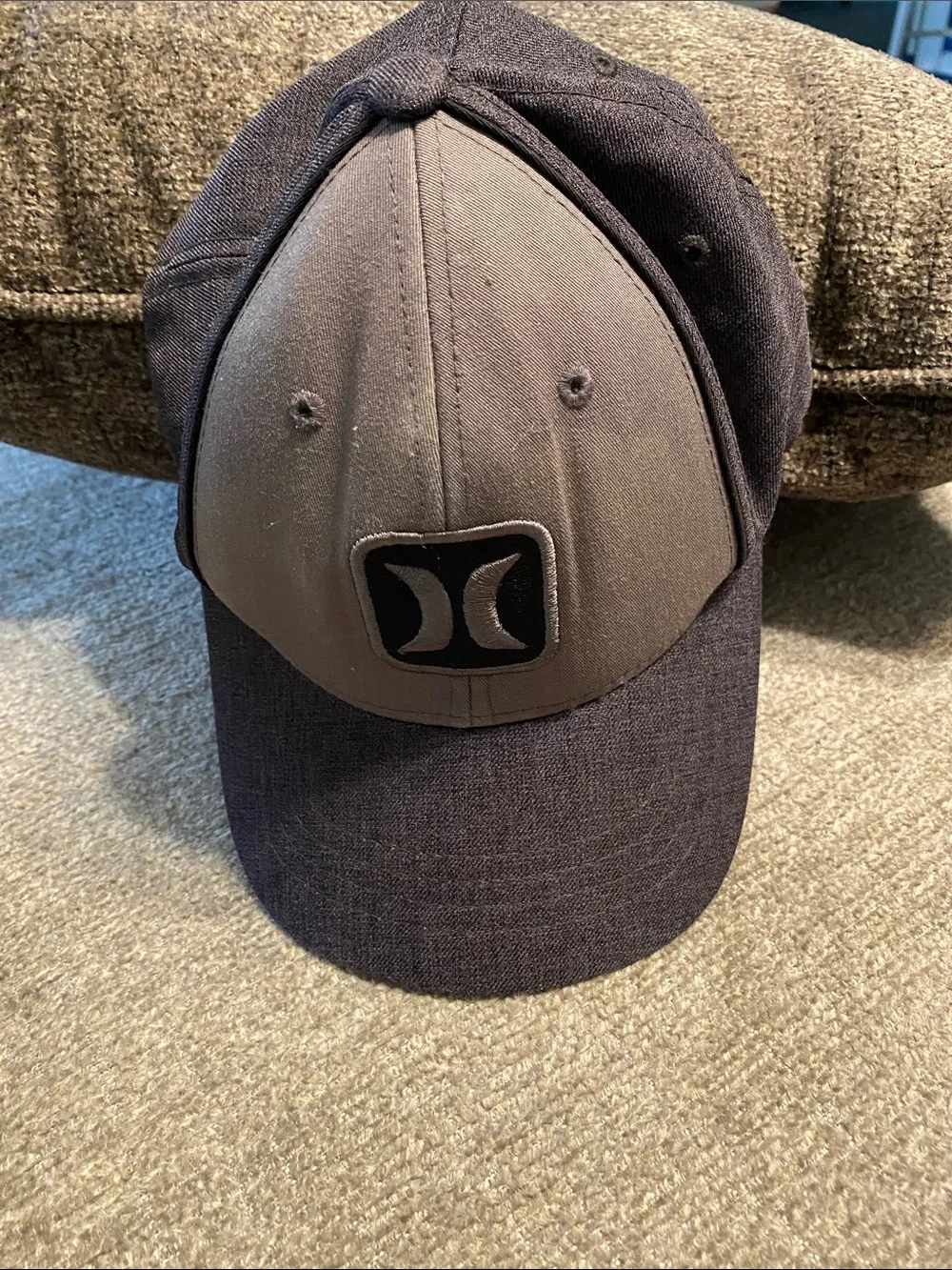 Hurley Two-Tone Logo Cap - Charcoal & Navy size Boy